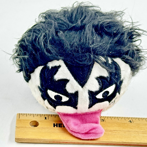KISS Dog Toy RARE Demon Gene Simmons BALL w Tongue FABDOG in EX Pre-owned Cond - Picture 3 of 7